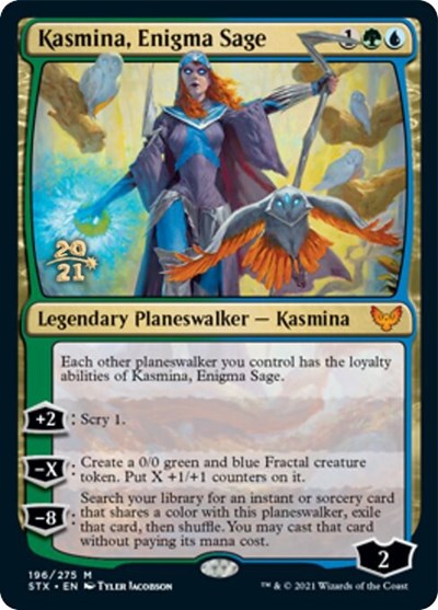 Kasmina, Enigma Sage [Strixhaven: School of Mages Prerelease Promos] | Exor Games Dartmouth