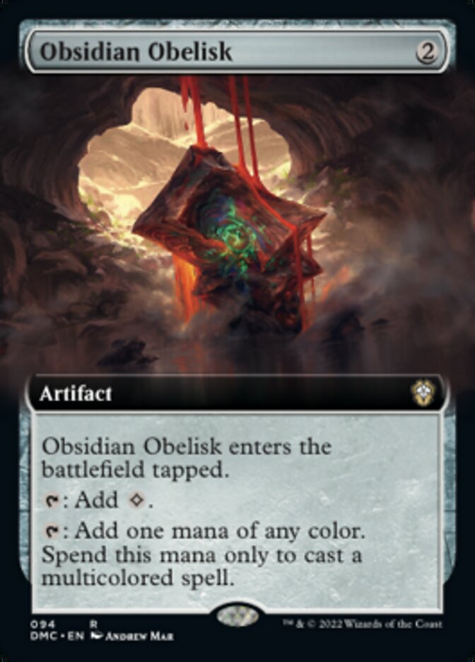 Obsidian Obelisk (Extended Art) [Dominaria United Commander] | Exor Games Dartmouth