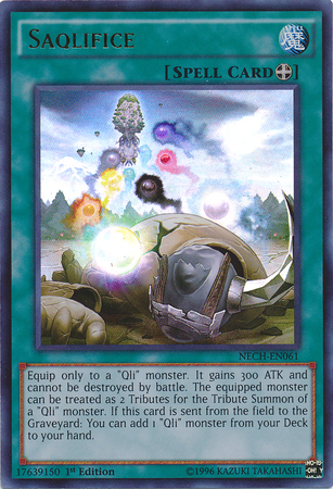 Saqlifice [NECH-EN061] Ultra Rare | Exor Games Dartmouth