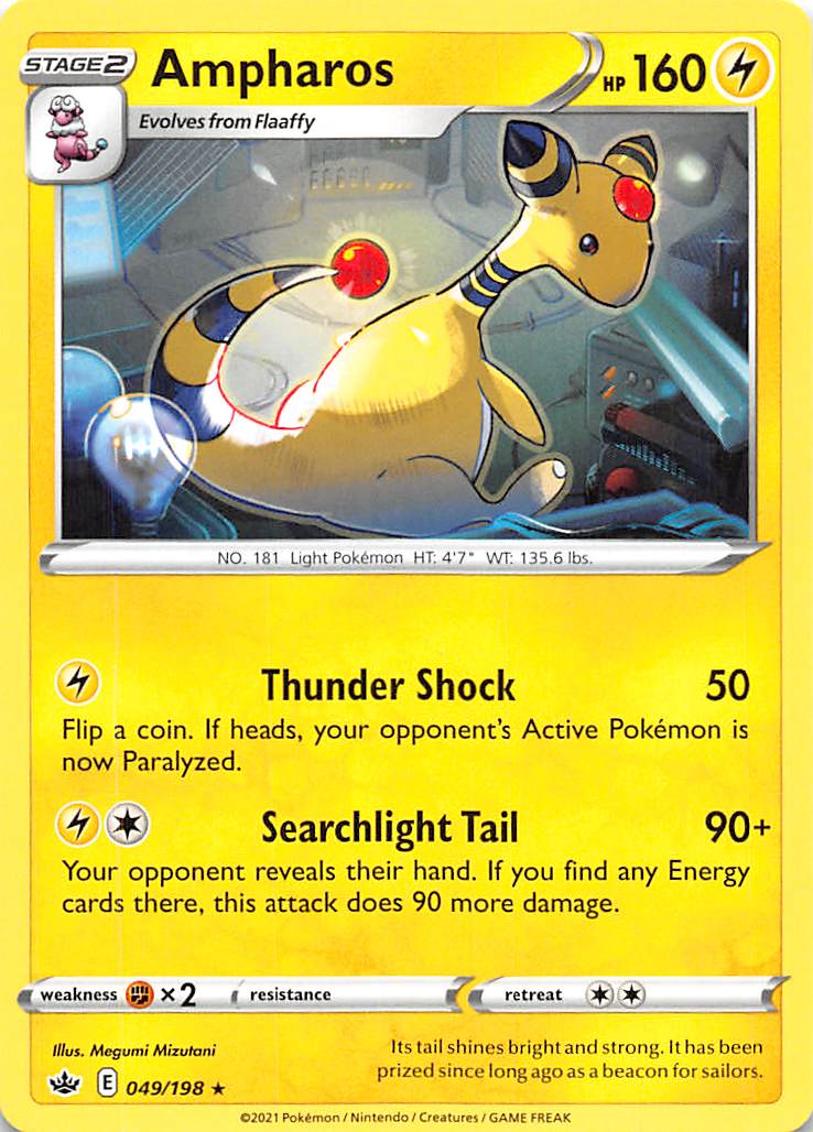 Ampharos (049/198) [Sword & Shield: Chilling Reign] | Exor Games Dartmouth