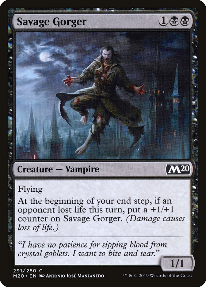 Savage Gorger [Core Set 2020] | Exor Games Dartmouth