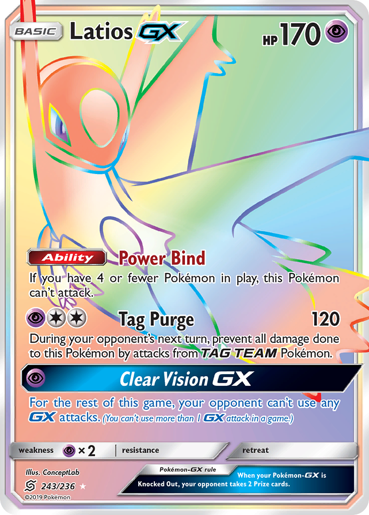 Latios GX (243/236) [Sun & Moon: Unified Minds] | Exor Games Dartmouth