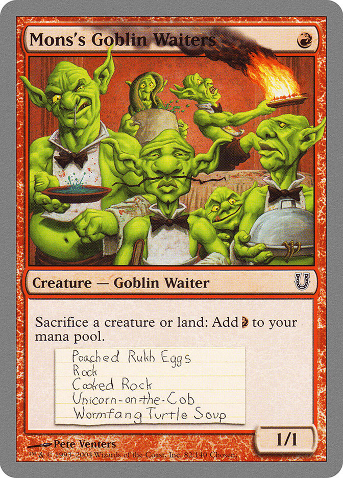 Mons's Goblin Waiters [Unhinged] | Exor Games Dartmouth