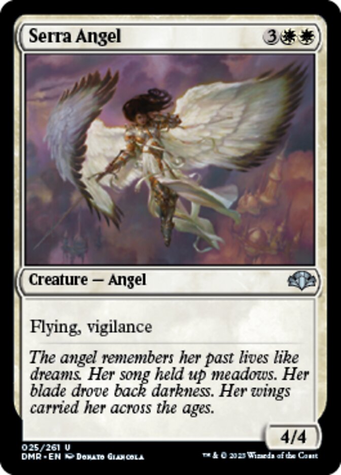 Serra Angel [Dominaria Remastered] | Exor Games Dartmouth