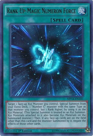 Rank-Up-Magic Numeron Force [MP14-EN101] Ultra Rare | Exor Games Dartmouth