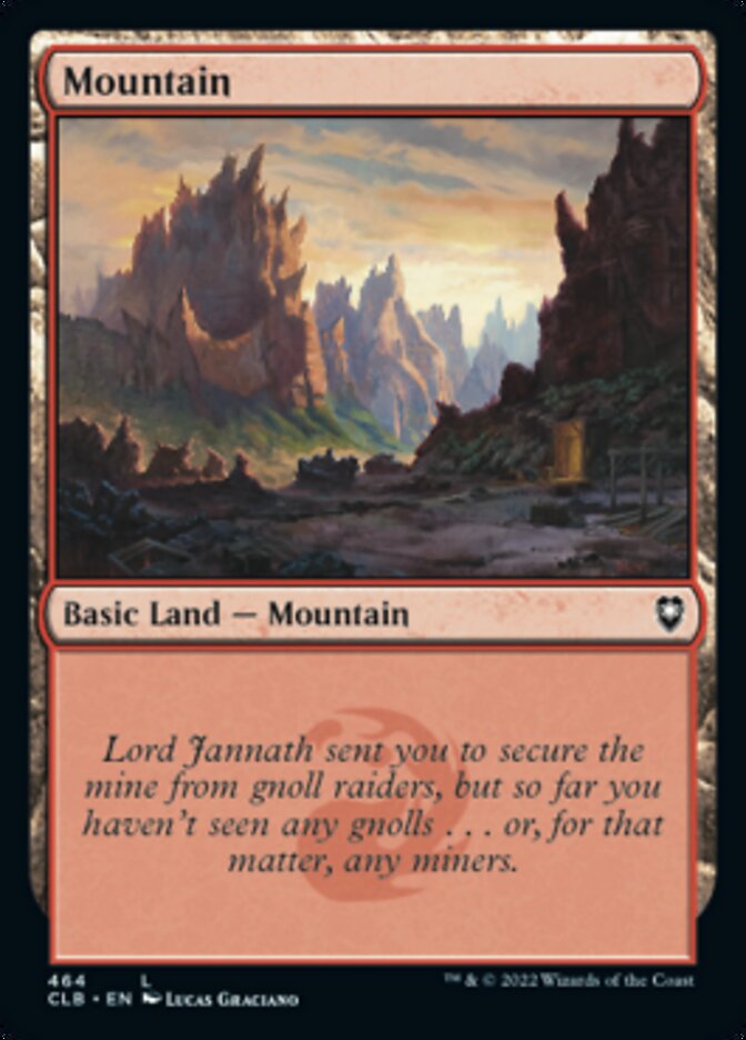 Mountain (464) [Commander Legends: Battle for Baldur's Gate] | Exor Games Dartmouth