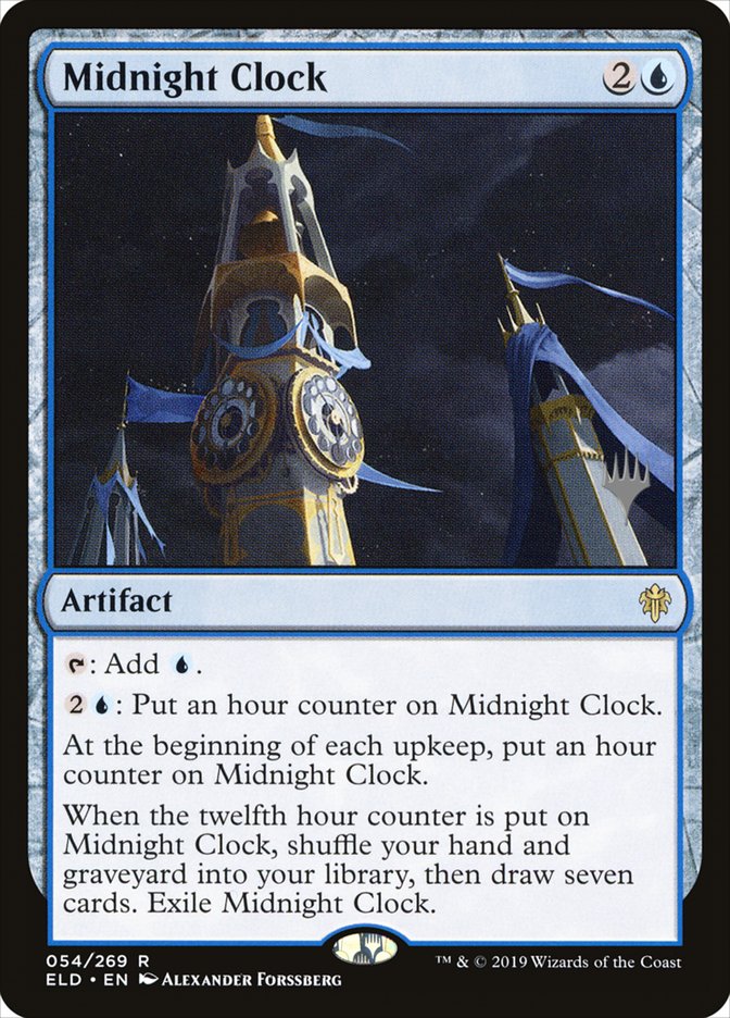 Midnight Clock (Promo Pack) [Throne of Eldraine Promos] | Exor Games Dartmouth