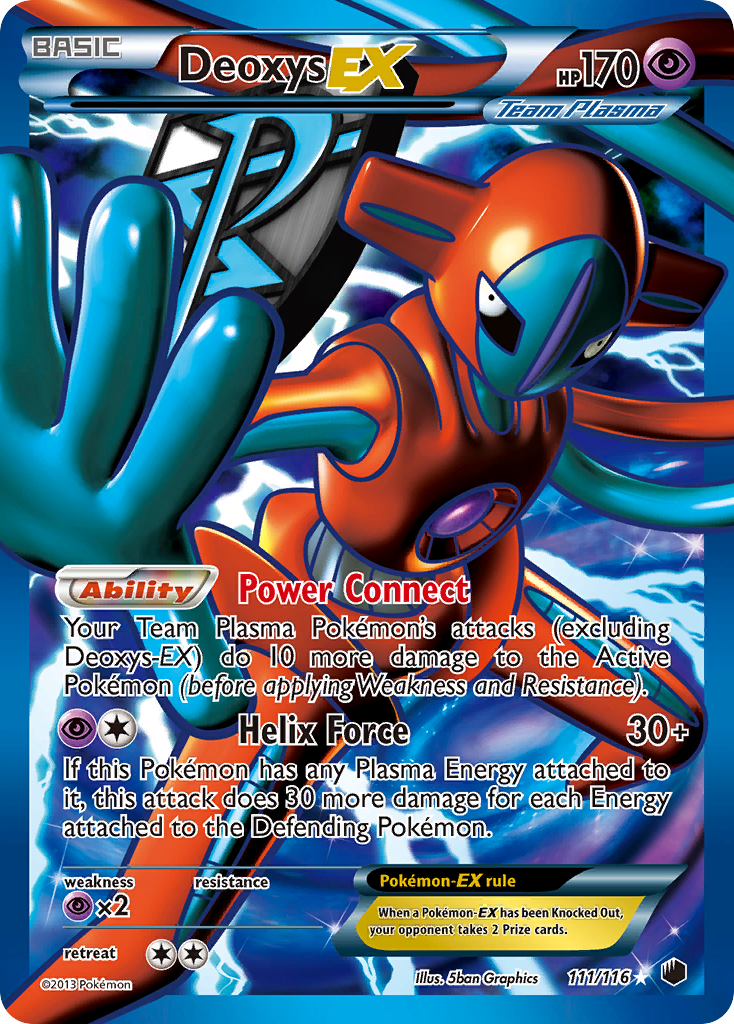 Deoxys EX (111/116) [Black & White: Plasma Freeze] | Exor Games Dartmouth