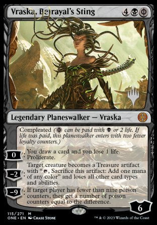 Vraska, Betrayal's Sting (Promo Pack) [Phyrexia: All Will Be One Promos] | Exor Games Dartmouth