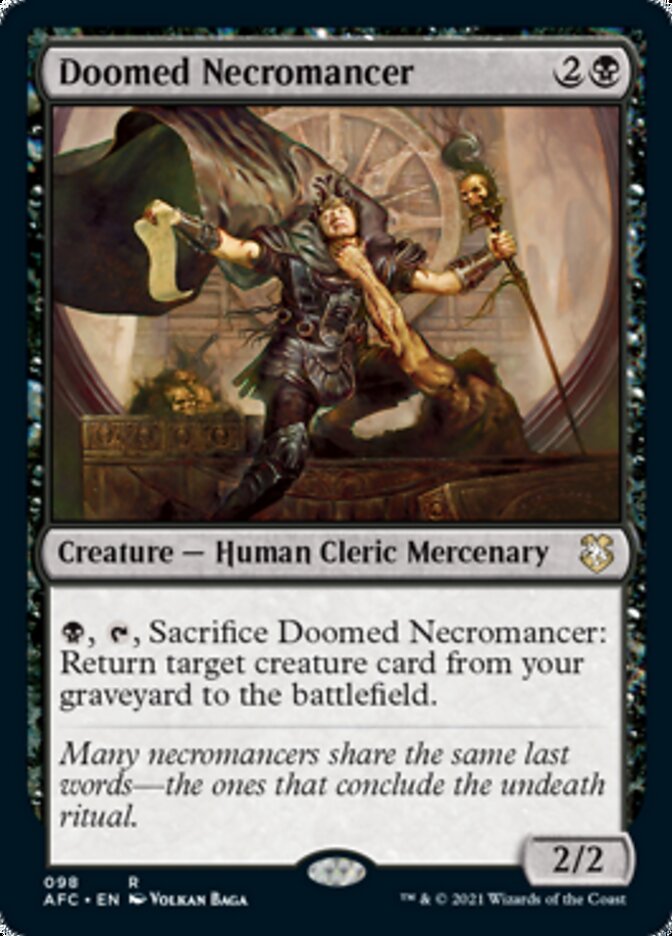 Doomed Necromancer [Dungeons & Dragons: Adventures in the Forgotten Realms Commander] | Exor Games Dartmouth
