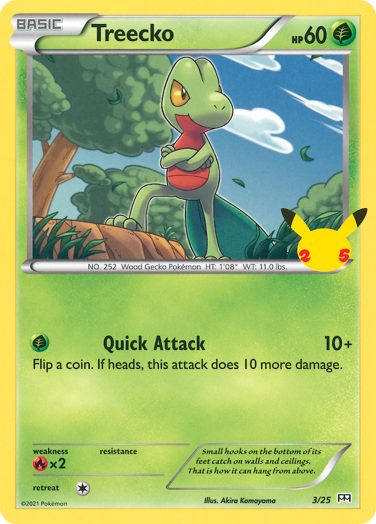 Treecko (3/25) [McDonald's 25th Anniversary] | Exor Games Dartmouth