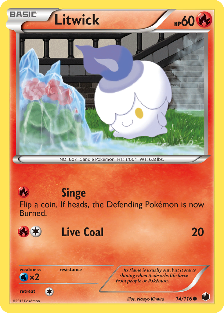Litwick (14/116) [Black & White: Plasma Freeze] | Exor Games Dartmouth