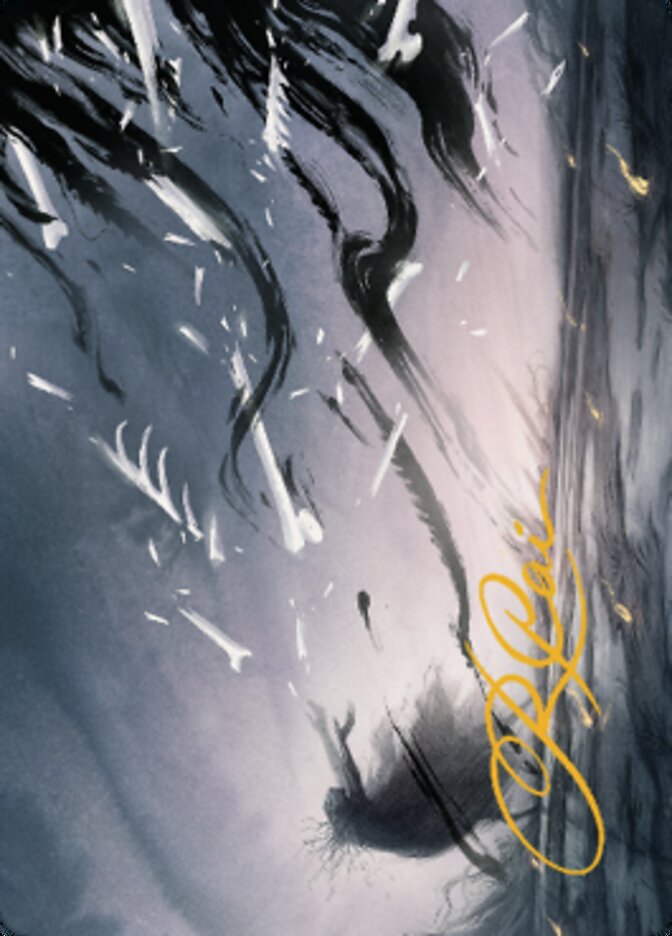 Shadow Prophecy Art Card (Gold-Stamped Signature) [Dominaria United Art Series] | Exor Games Dartmouth