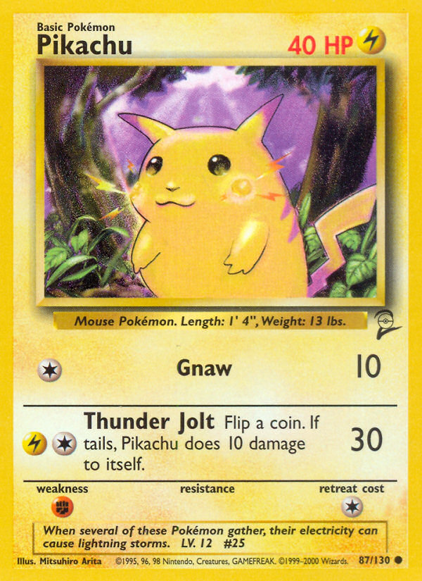 Pikachu (87/130) [Base Set 2] | Exor Games Dartmouth