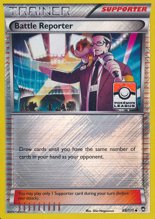 Battle Reporter (88/111) (League Promo) [XY: Furious Fists] | Exor Games Dartmouth