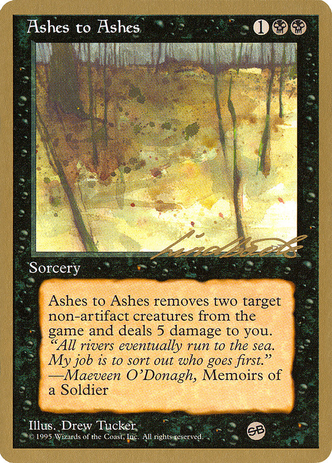 Ashes to Ashes (Leon Lindback) (SB) [Pro Tour Collector Set] | Exor Games Dartmouth