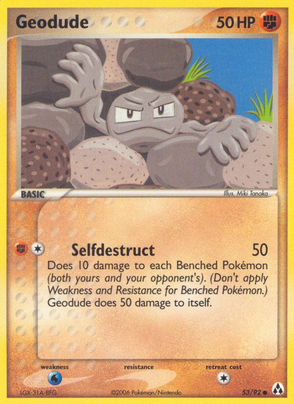 Geodude (53/92) [EX: Legend Maker] | Exor Games Dartmouth