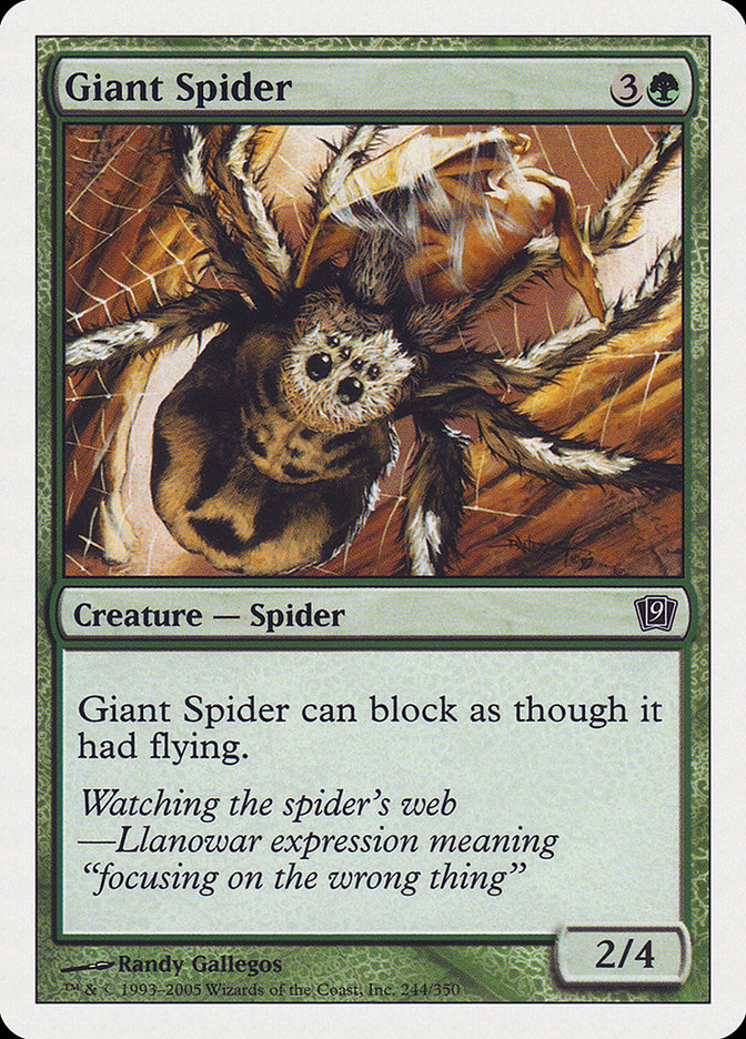 Giant Spider [Ninth Edition] | Exor Games Dartmouth