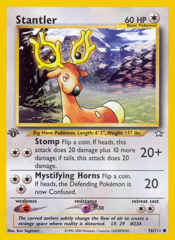 Stantler (76/111) [Neo Genesis 1st Edition] | Exor Games Dartmouth