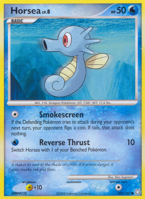 Horsea (102/146) [Diamond & Pearl: Legends Awakened] | Exor Games Dartmouth