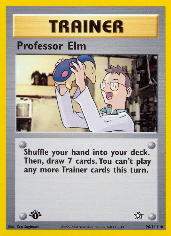 Professor Elm (96/111) [Neo Genesis 1st Edition] | Exor Games Dartmouth