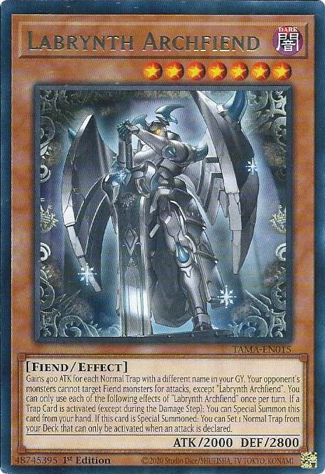 Labrynth Archfiend [TAMA-EN015] Rare | Exor Games Dartmouth