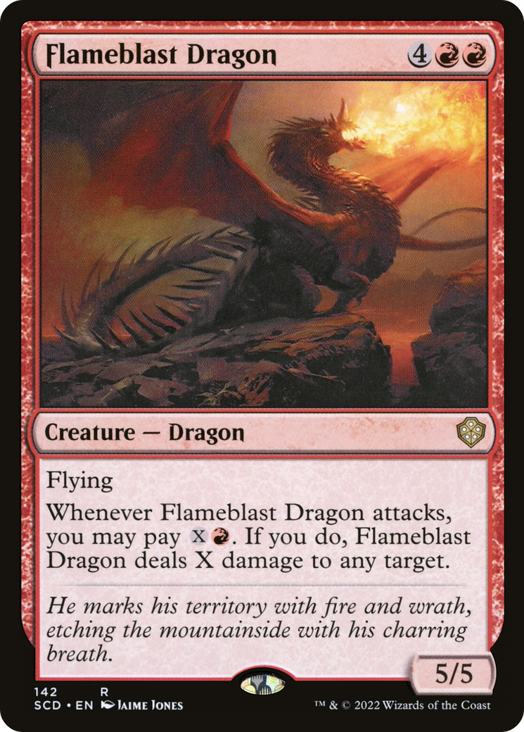 Flameblast Dragon [Starter Commander Decks] | Exor Games Dartmouth