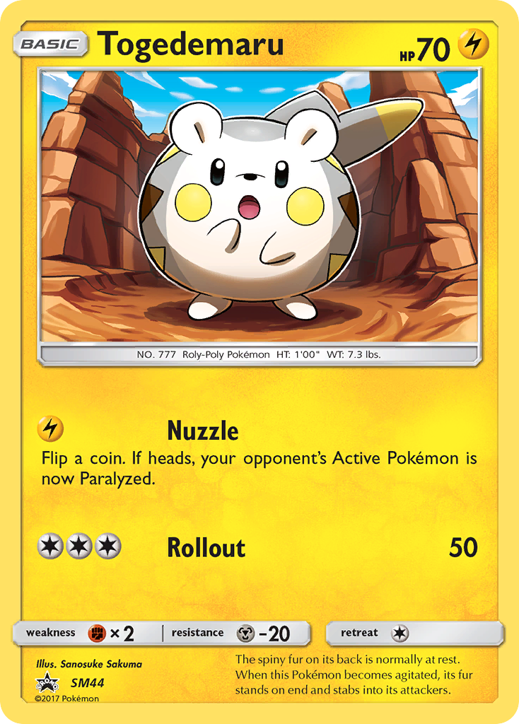 Togedemaru (SM44) [Sun & Moon: Black Star Promos] | Exor Games Dartmouth