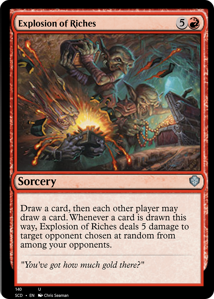 Explosion of Riches [Starter Commander Decks] | Exor Games Dartmouth