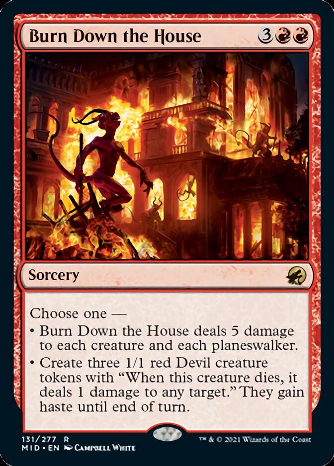 Burn Down the House [Innistrad: Midnight Hunt] | Exor Games Dartmouth