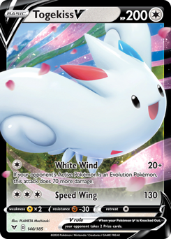 Togekiss V (140/185) [Sword & Shield: Vivid Voltage] | Exor Games Dartmouth