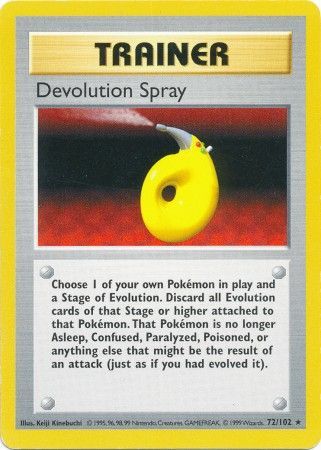 Devolution Spray (72/102) [Base Set Shadowless Unlimited] | Exor Games Dartmouth