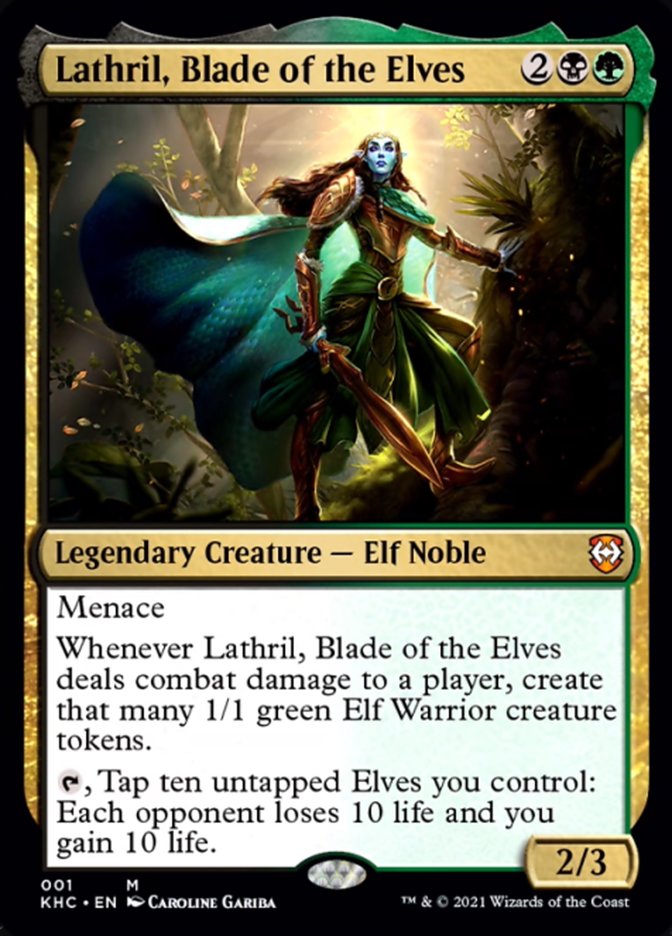 Lathril, Blade of the Elves [Kaldheim Commander] | Exor Games Dartmouth