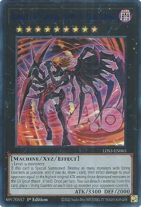 Number C40: Gimmick Puppet of Dark Strings (Blue) [LDS3-EN065] Ultra Rare | Exor Games Dartmouth