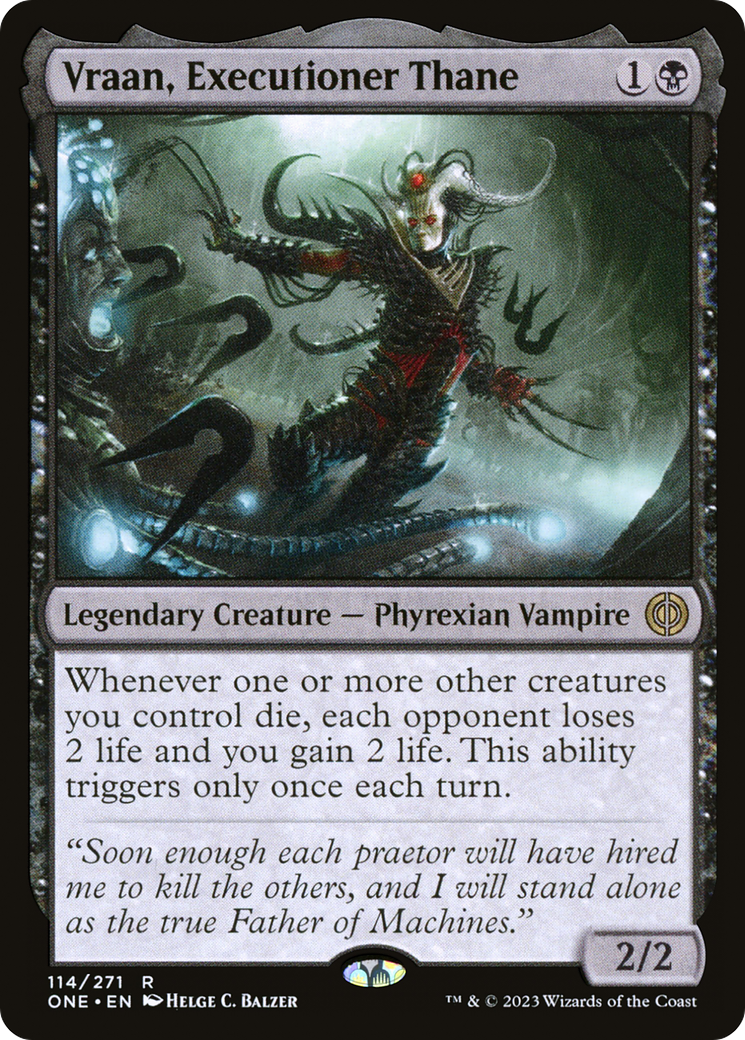 Vraan, Executioner Thane [Phyrexia: All Will Be One] | Exor Games Dartmouth