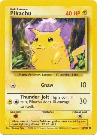 Pikachu (58/102) [Base Set Unlimited] | Exor Games Dartmouth