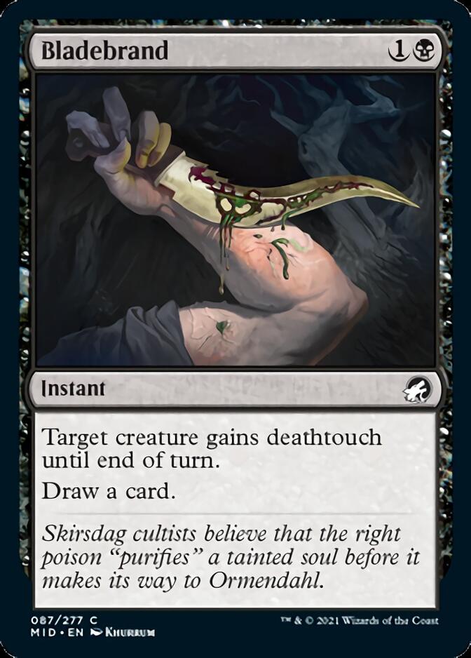 Bladebrand [Innistrad: Midnight Hunt] | Exor Games Dartmouth
