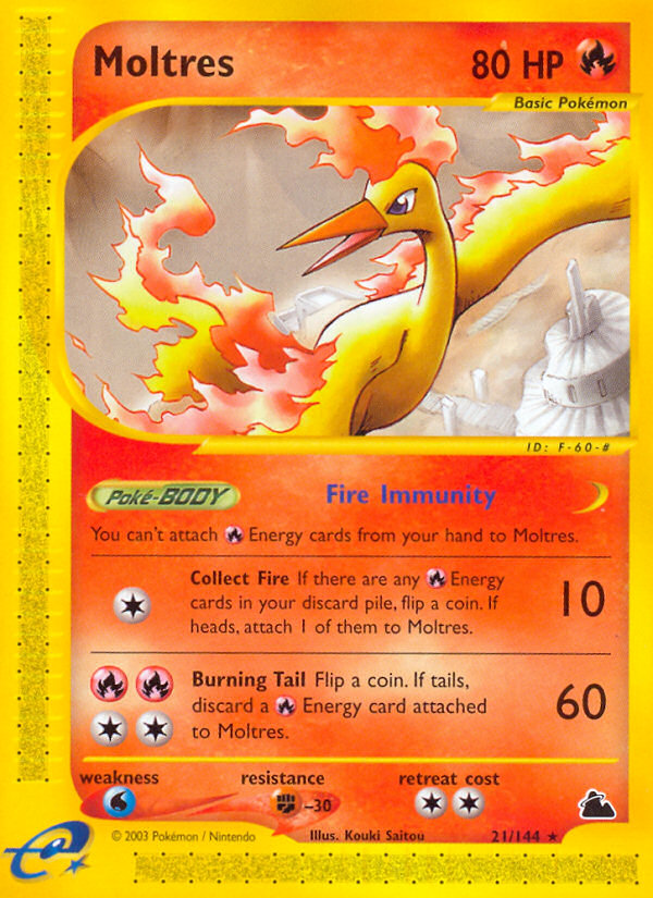 Moltres (21/144) [Skyridge] | Exor Games Dartmouth