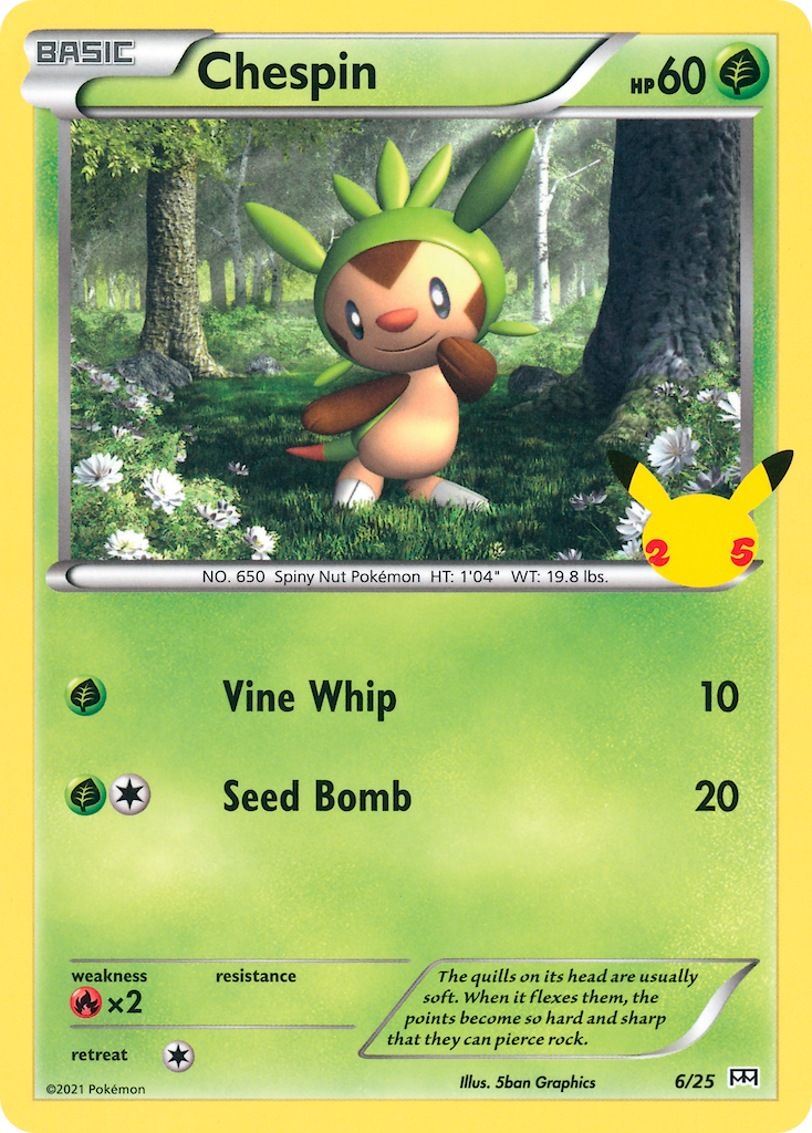 Chespin (6/25) [McDonald's 25th Anniversary] | Exor Games Dartmouth