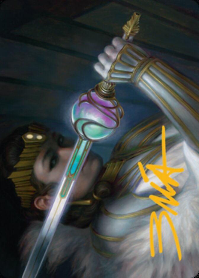 Luxior, Giada's Gift Art Card (Gold-Stamped Signature) [Streets of New Capenna Art Series] | Exor Games Dartmouth