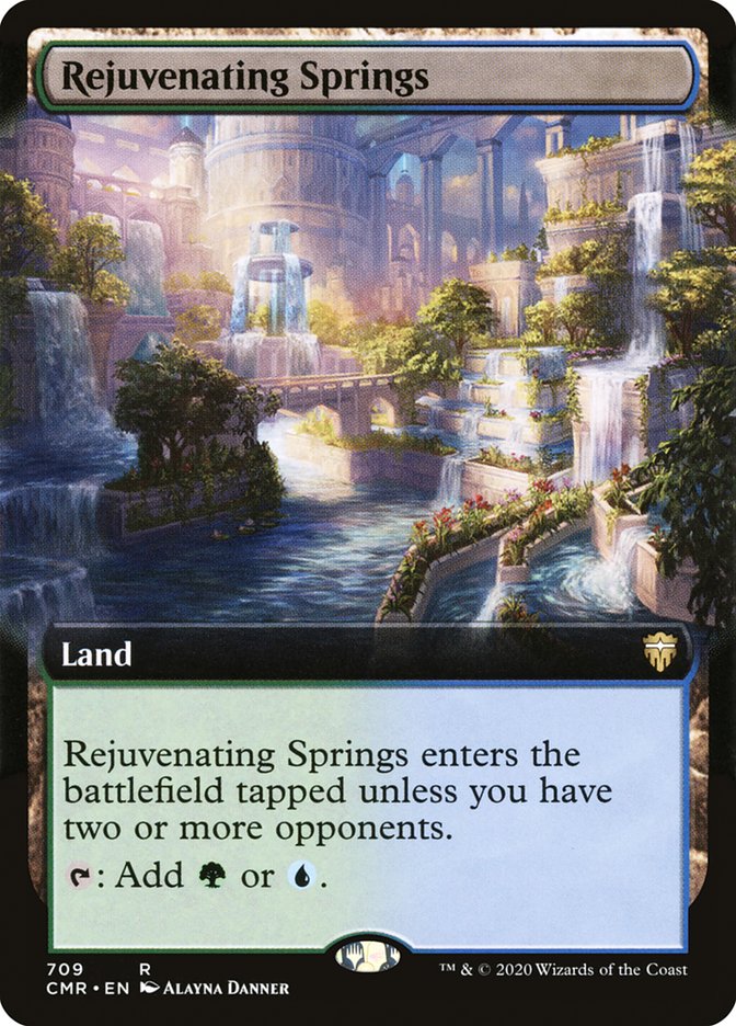 Rejuvenating Springs (Extended) [Commander Legends] | Exor Games Dartmouth