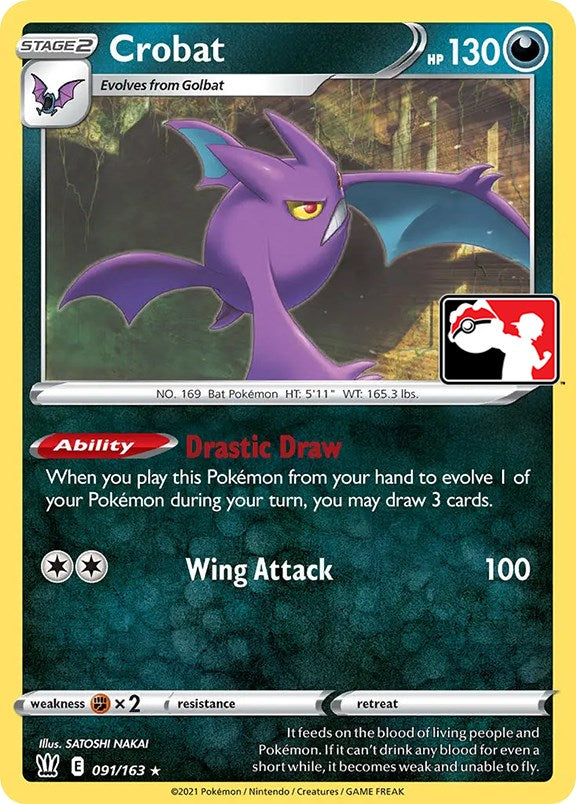 Crobat (091/163) [Prize Pack Series One] | Exor Games Dartmouth