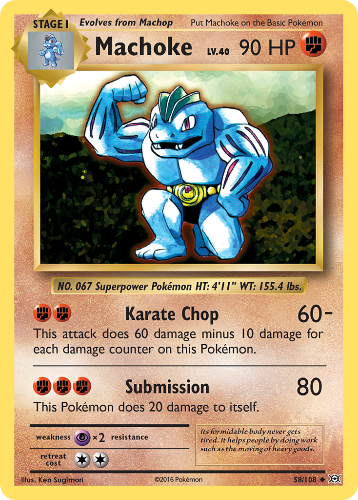 Machoke (58/108) [XY: Evolutions] | Exor Games Dartmouth