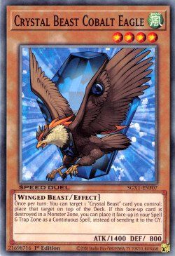 Crystal Beast Cobalt Eagle [SGX1-ENF07] Common | Exor Games Dartmouth