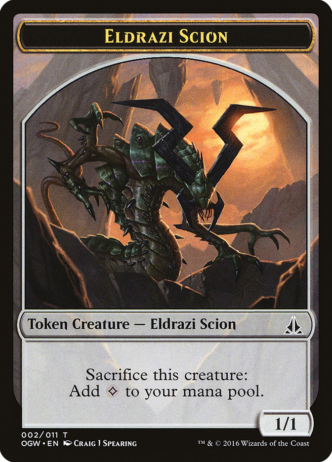 Eldrazi Scion (002/011) [Oath of the Gatewatch Tokens] | Exor Games Dartmouth