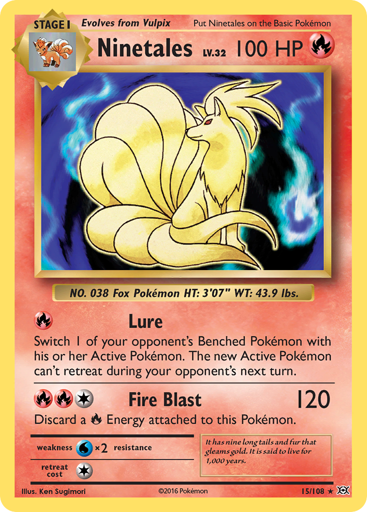 Ninetales (15/108) [XY: Evolutions] | Exor Games Dartmouth