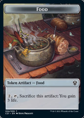 Food // Saproling Token [Commander 2021 Tokens] | Exor Games Dartmouth