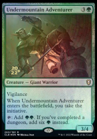 Undermountain Adventurer [Commander Legends: Battle for Baldur's Gate Prerelease Promos] | Exor Games Dartmouth