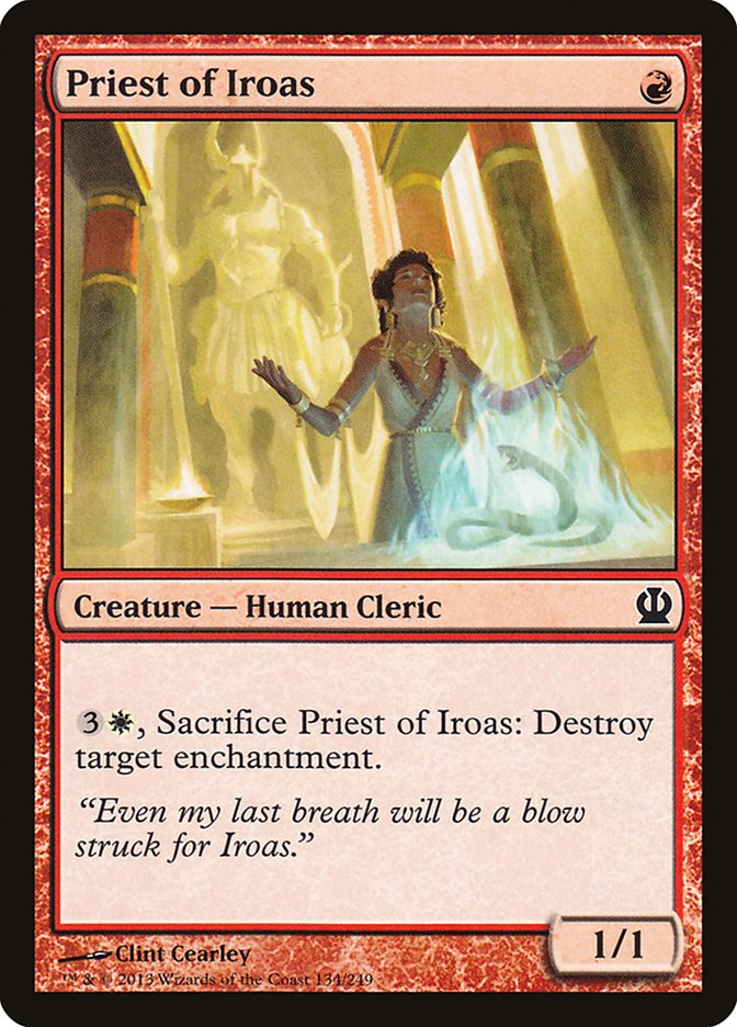 Priest of Iroas [Theros] | Exor Games Dartmouth