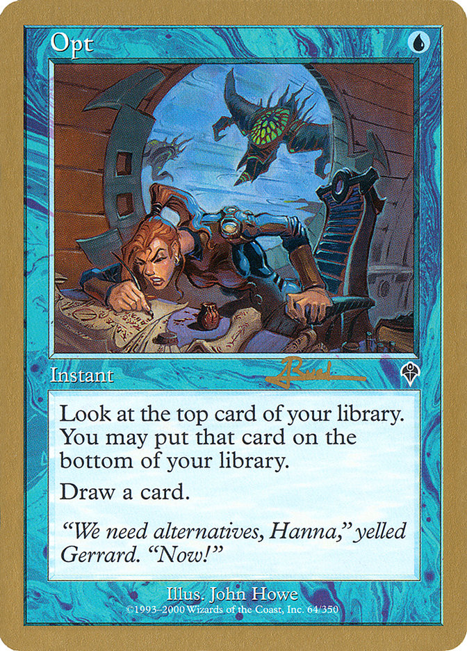 Opt (Antoine Ruel) [World Championship Decks 2001] | Exor Games Dartmouth